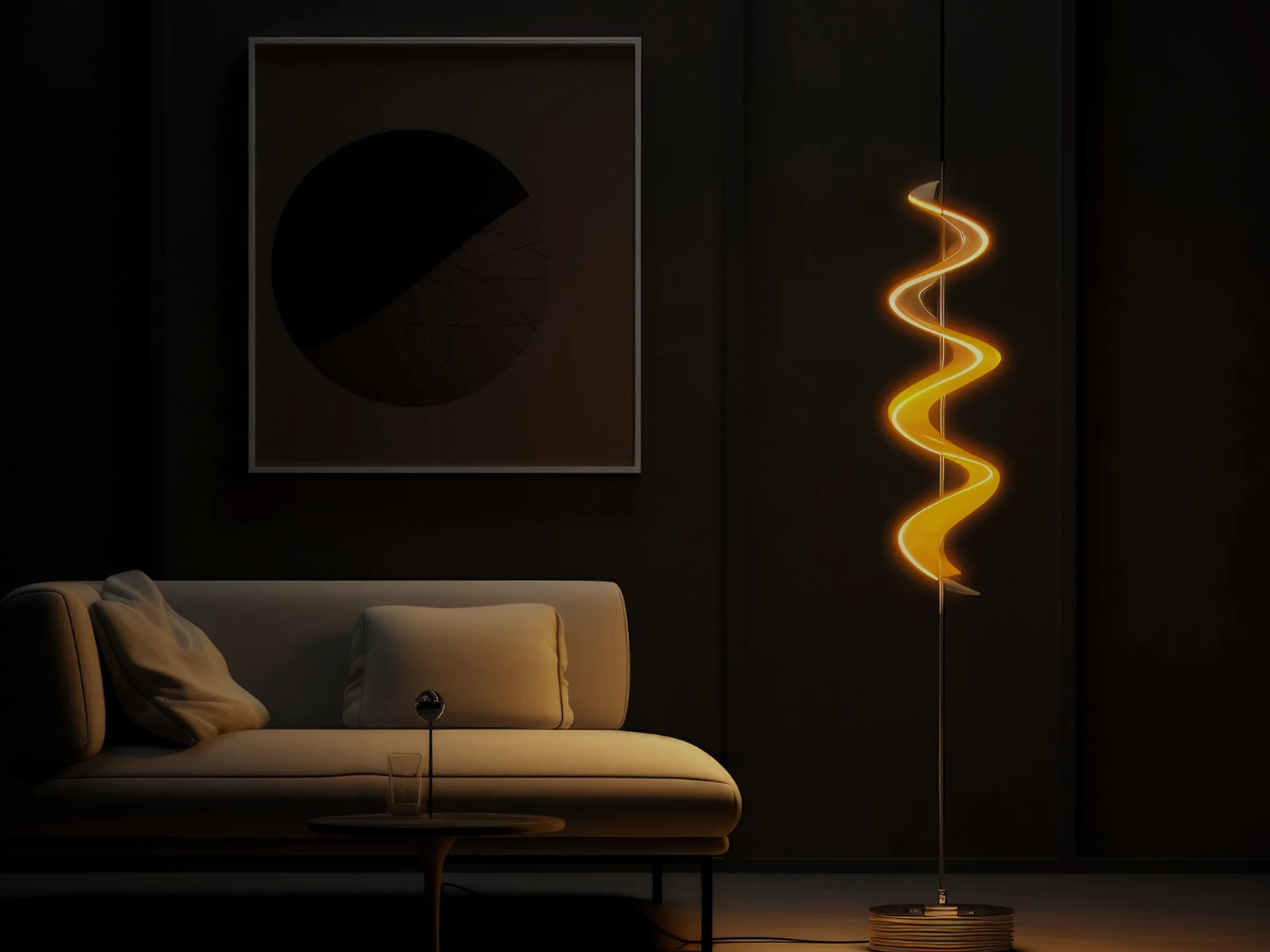 Professional lighting design process visualization